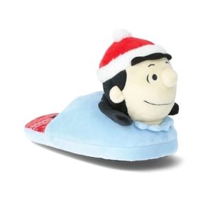 Lucy Peanuts Family Christmas Character 3D Slippers Womens 7/8